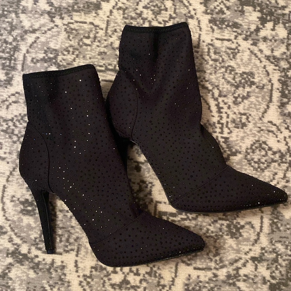 Gorgeous rhinestone NYE Booties